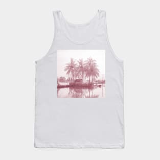 soft rose palm trees Tank Top